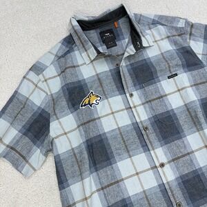 Sitka Ambary Plaid Short Sleeve Button Down Shirt Mens XL $125